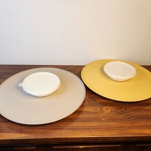 Vtg Tupperware Dip-N-Serve Chips and Dip Serveware #492 Color Choice